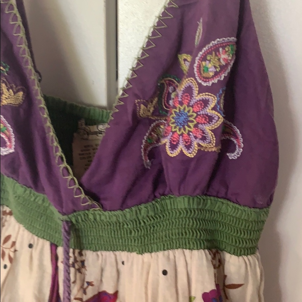 Lulumari Boho embroidered dress size M 💕 - Picture 5 of 5